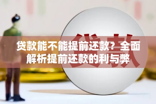 兴隆贷款能不能提前还款？全面解析提前还款的利与弊