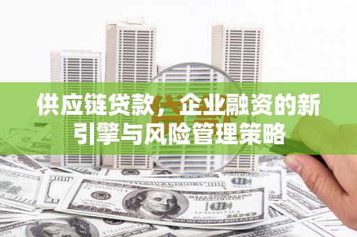 兴隆供应链贷款，企业融资的新引擎与风险管理策略