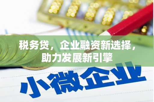 兴隆税务贷，企业融资新选择，助力发展新引擎