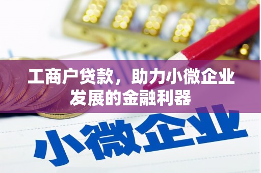 兴隆工商户贷款，助力小微企业发展的金融利器