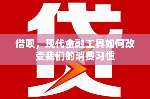 兴隆借呗，现代金融工具如何改变我们的消费习惯