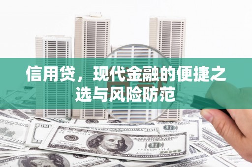 兴隆信用贷，现代金融的便捷之选与风险防范