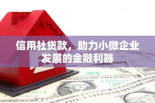 兴隆信用社贷款，助力小微企业发展的金融利器