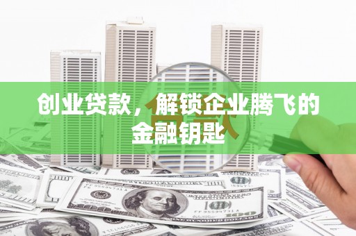 兴隆创业贷款，解锁企业腾飞的金融钥匙