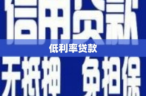 兴隆低利率贷款
